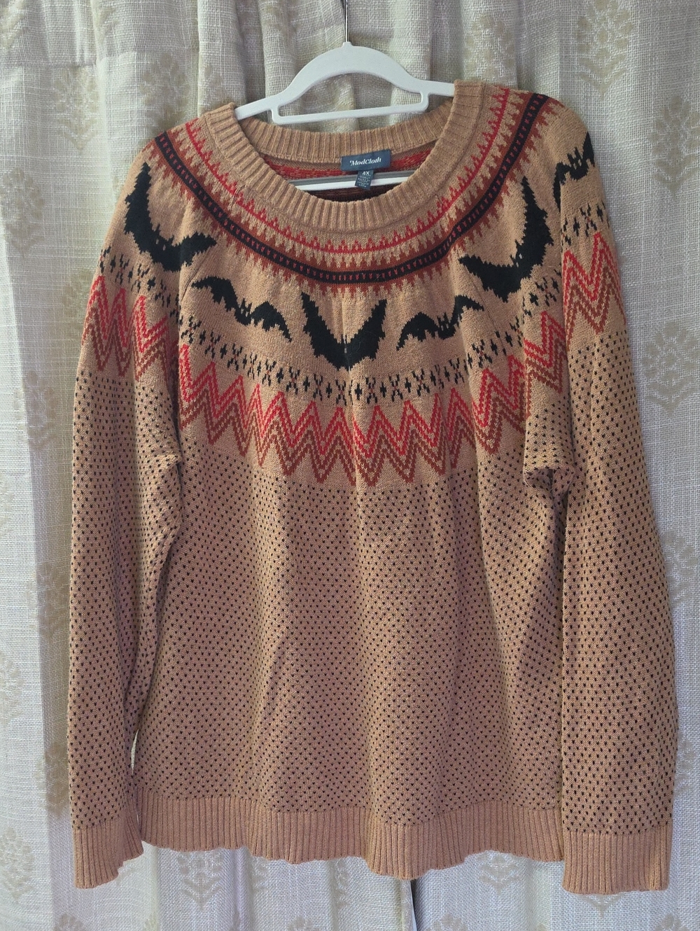 Bat Fair Isle Sweater